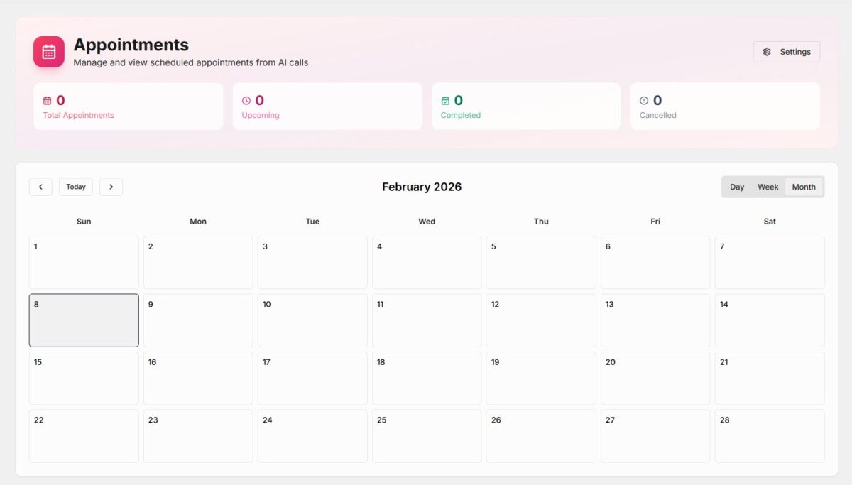 VoxPria AI Appointment