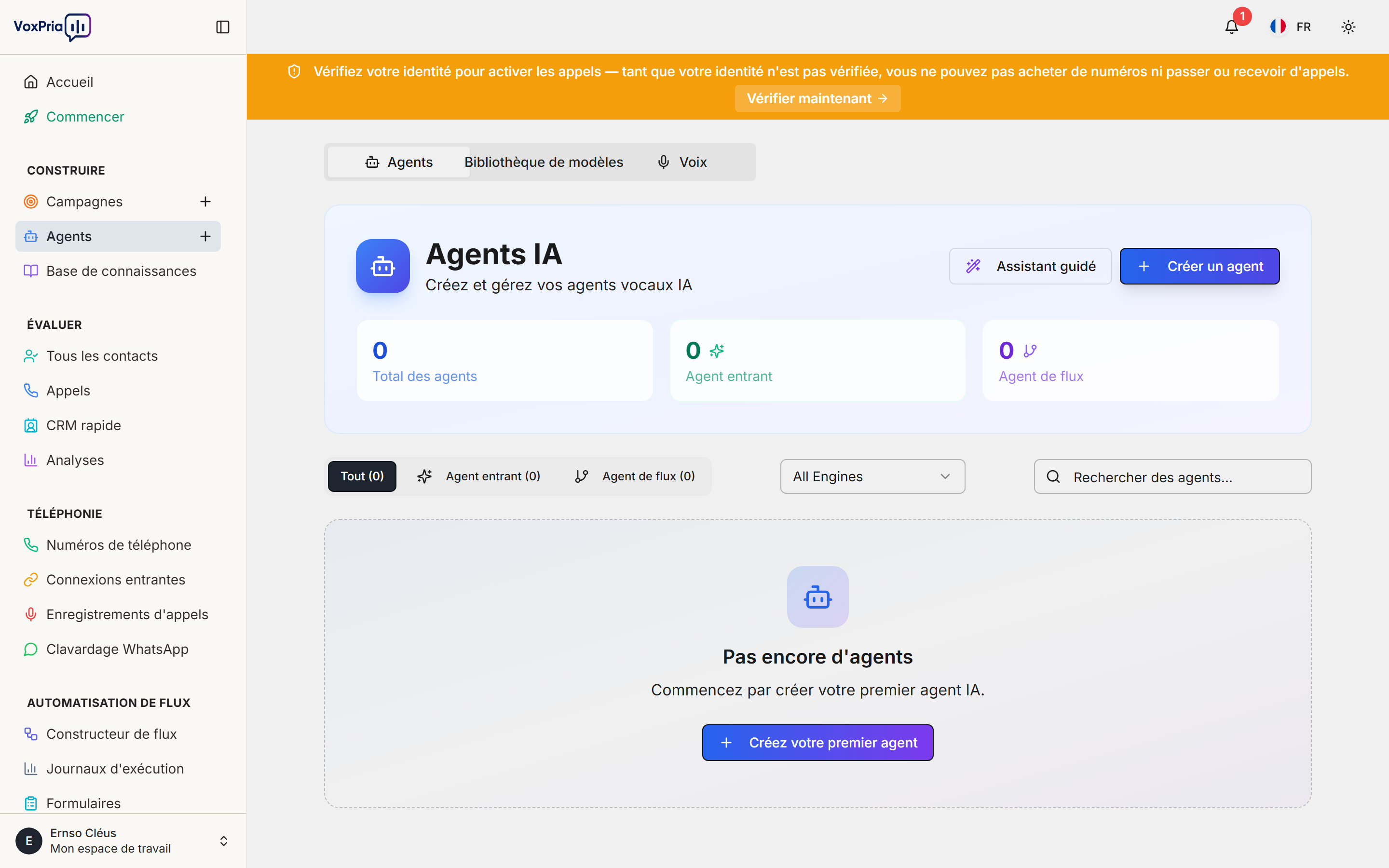 Page Agents IA