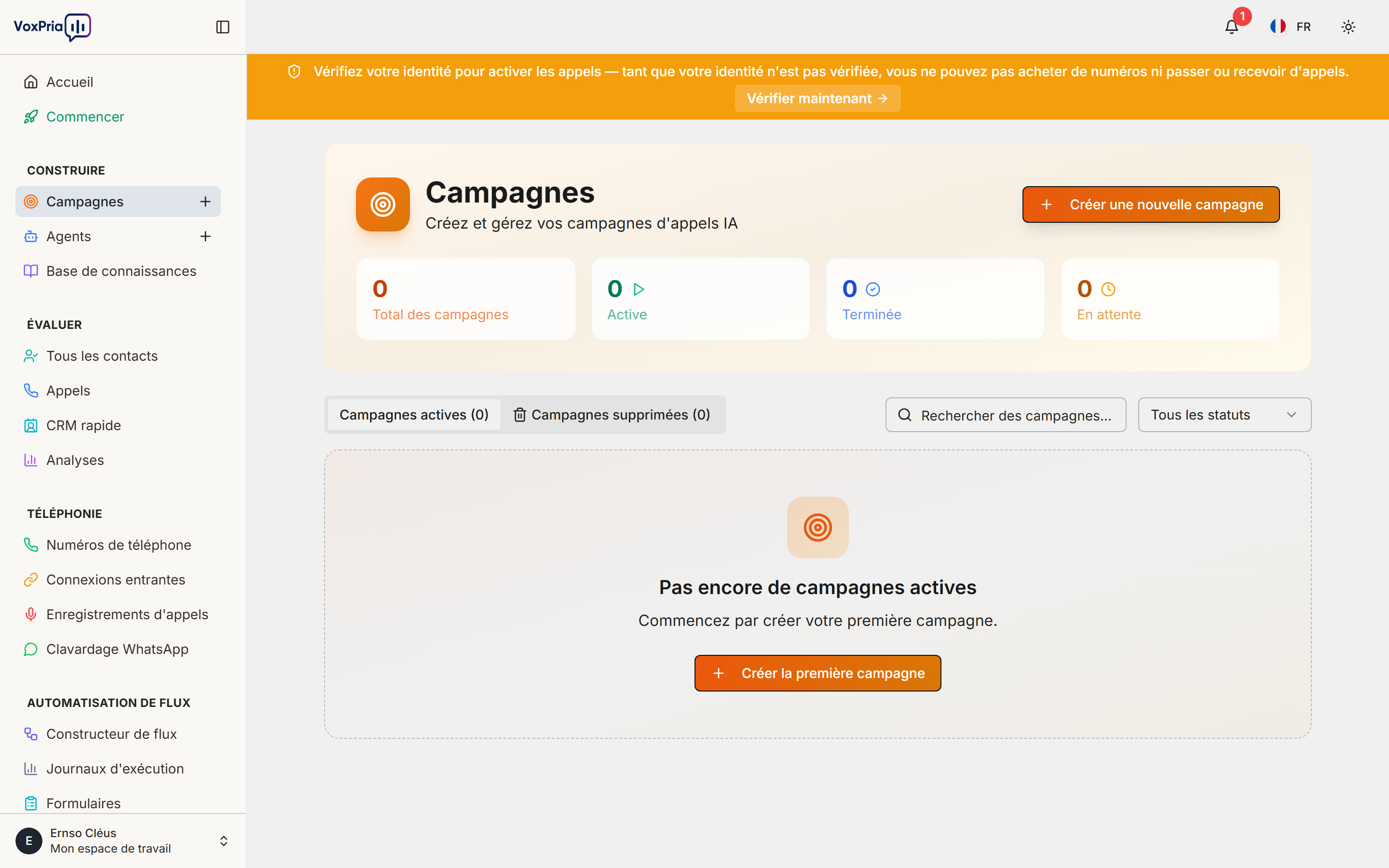 Gestion des campagnes