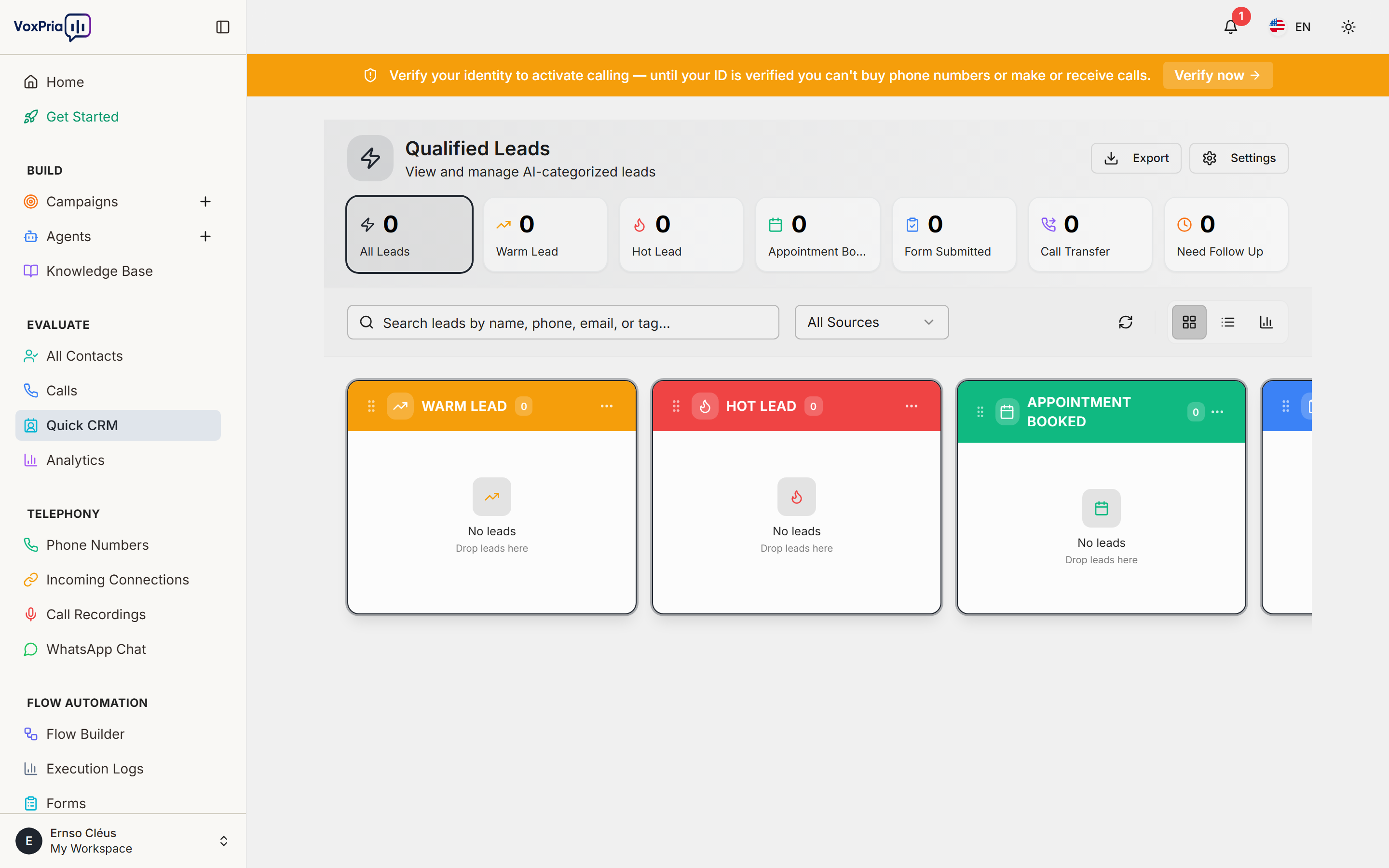 VoxPria Quick CRM