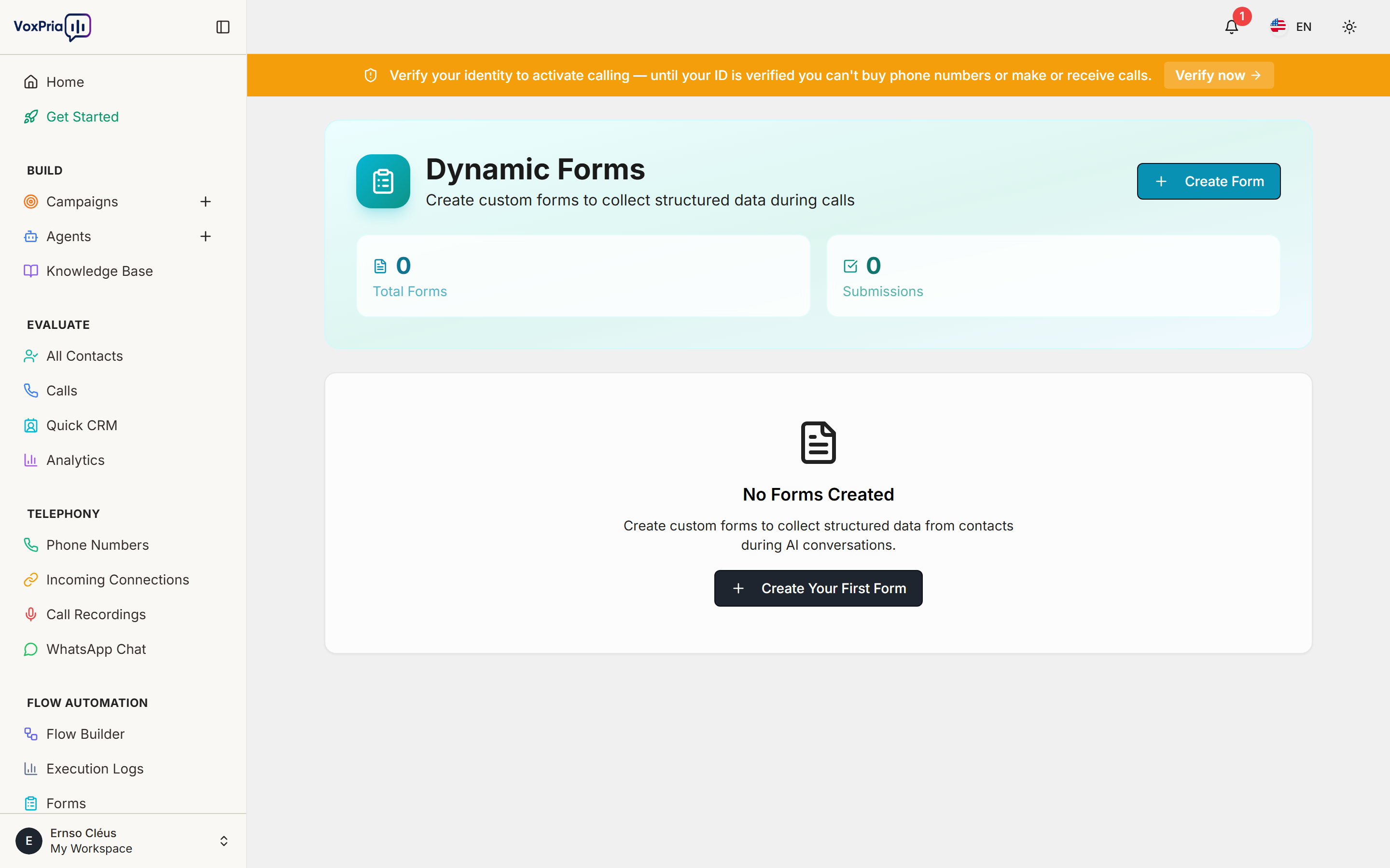 VoxPria Forms